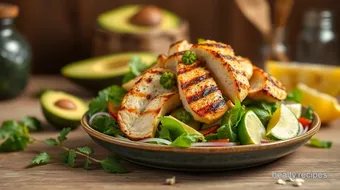 Grilled Chicken Avocado Salad Delight