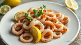 Sautéed Squid with Garlic & Lemon Flavor