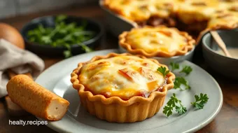 Bake Beef Keto Meat Pie with Cheesy Goodness