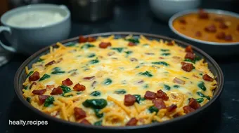 Delicious Low Carb Breakfast Casserole: A Family Favorite! recipe card