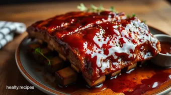 Oven Baked Pork Ribs with Sweet Glaze