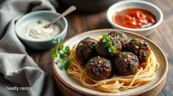 Pan-Fried Feta Black Bean Meatballs