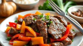 Stir-Fry Flank Steak with Colorful Veggies