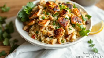 Easy Quinoa Chicken Salad with Zesty Dressing