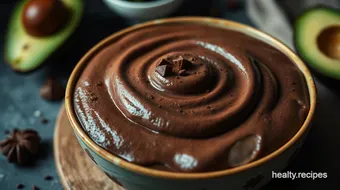 Decadent Raw Chocolate Avocado Mousse: A Simple Unprocessed Dessert recipe card