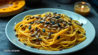 Easy Roasted Seeds Spaghetti Squash: A Delicious Healthy Dish recipe card