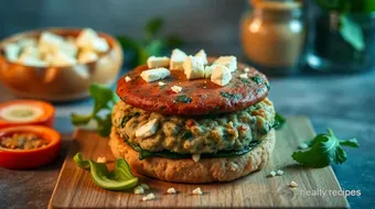 My All-Time Favorite Spinach Feta Cheese Turkey Burgers Recipe recipe card