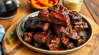 Slow Cooked Beef Ribs with Smoky Flavor