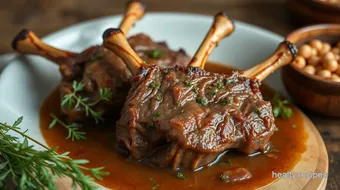 Slow Cooker Lamb Shanks with Savory Herbs