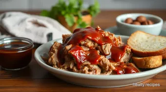 Slow Cooker Pulled Pork with BBQ Sauce