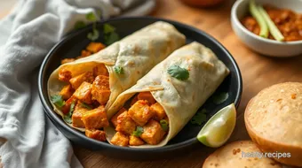 Sautéed Tofu Wraps | Spicy & Delicious