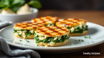 Grilled Spinach Artichoke Cheese Delight