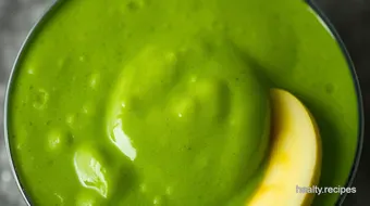 My Go-To Green Smoothie: A Refreshing Start to Your Day recipe card