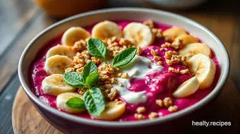 Vibrant Pitaya Bowl: A Tropical Breakfast Delight for Everyone recipe card