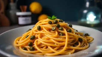 How to Make Zesty Lemon-Caper Pasta with Trader Joe's Capers recipe card