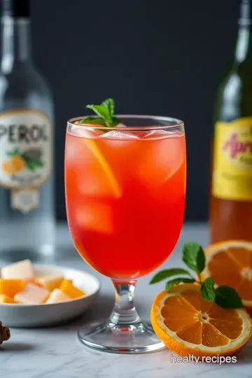 Aperol Spritz: The Refreshing Italian Classic presentation