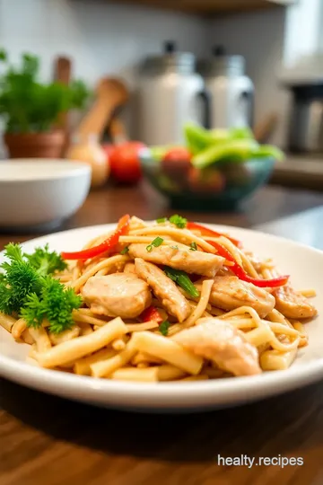 Asian-Inspired Stir-Fried Chicken with a Peanut Butter Dressing steps