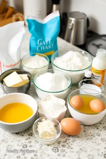 Classic Vanilla Butter Cake ingredients