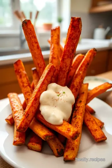 Spicy Hot Fries with Garlic Aioli steps