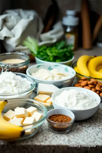 Voskos Banana Bread ingredients