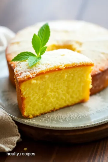 Rachel Ray-Inspired Yellow Cake presentation