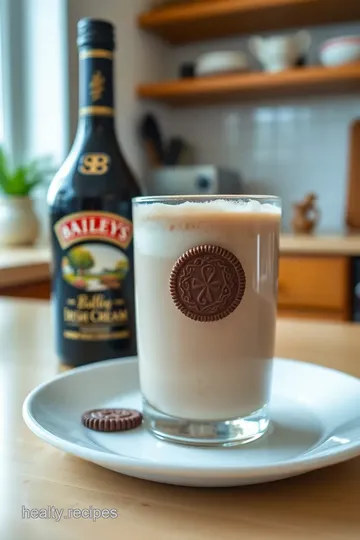 Baileys Irish Cream Chocolate Wafer Drink steps