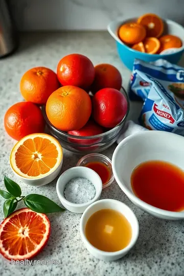 Bright & Zesty Blood Orange Juice ingredients