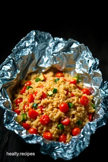Campfire Quinoa & Veggie Foil Packets presentation