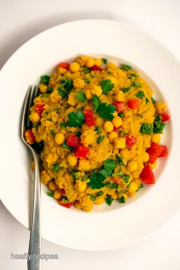 Chickpea Flour Scramble: A High-Protein Low-Carb Vegetarian Delight presentation