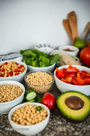 Chickpea & Quinoa Buddha Bowl: A Protein-Packed Vegan Delight ingredients
