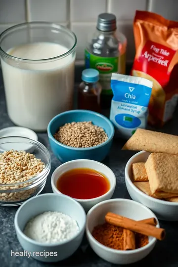Cinnamon Roll Overnight Oats: A Cozy Breakfast Treat ingredients
