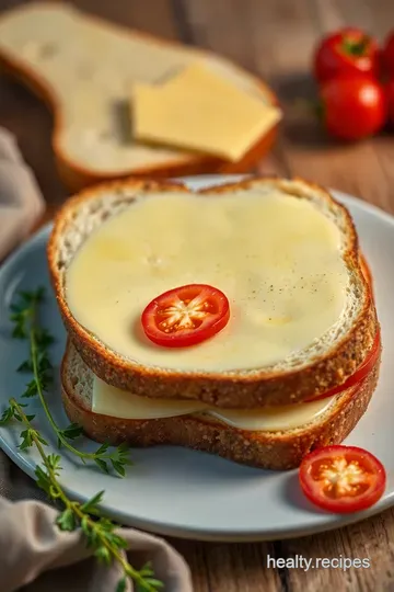 Classic Cheese Sliced Sandwiches presentation