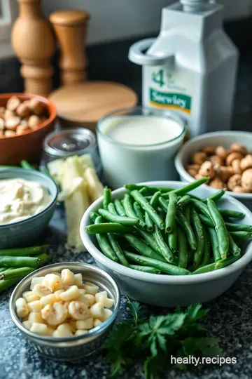 Classic Green Bean Casserole: A Comfort Food Favorite ingredients