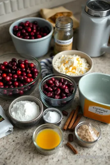 Classic Holiday Cranberry Sauce: A Tangy Twist on Tradition ingredients