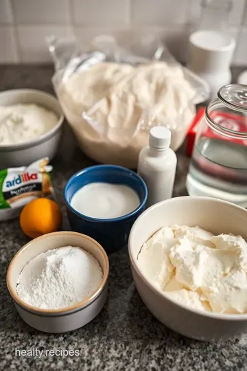 Classic Homemade White Bread ingredients