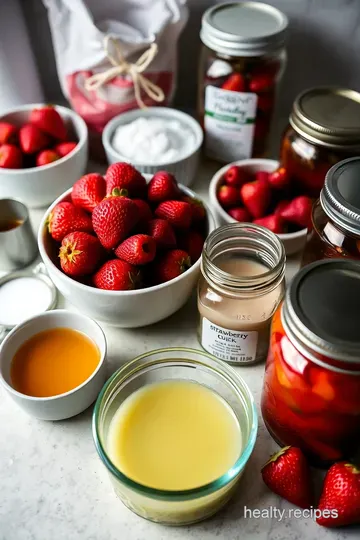 Classic Strawberry Preserves: Sweetness in a Jar ingredients