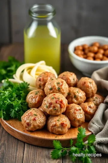 Easy Turkey Meatballs - High-Protein Delight ingredients