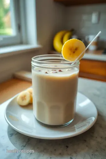 Creamy Almond Butter Protein Shake steps