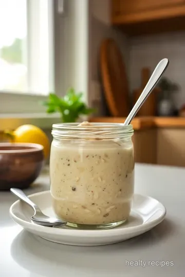 Creamy Peanut Butter Powder Overnight Oats steps