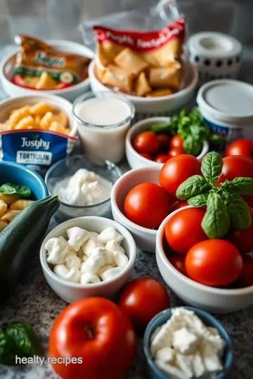 Creamy Tomato Basil Tortellini: A Quick and Delicious Weeknight Meal ingredients