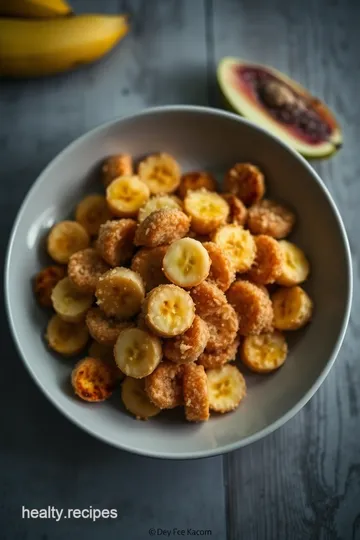 Crispy Banana Fries Recipe presentation