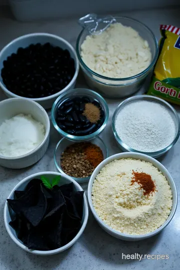 Crispy Black Bean Chips: A Healthy Snack with a Crunch! ingredients