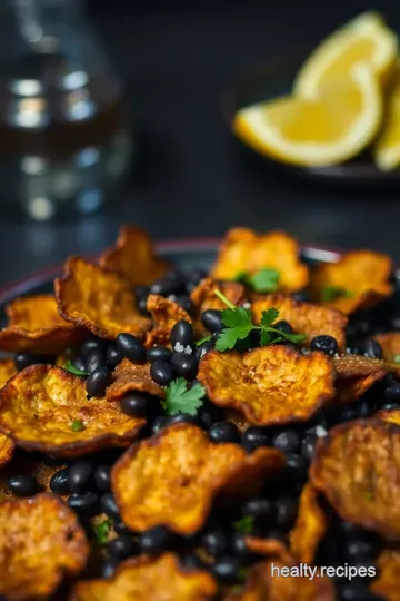 Crispy Black Bean Chips: A Healthy Snack with a Crunch! presentation