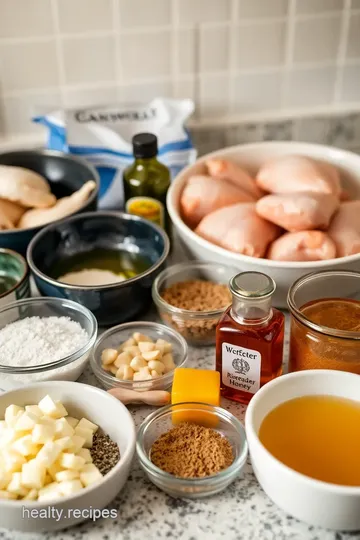 Crispy Honey Garlic Drum Wingettes ingredients