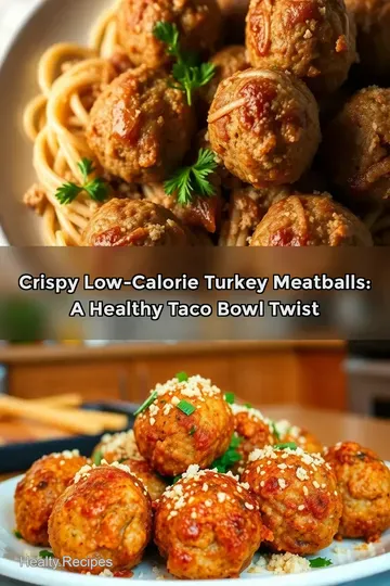 Crispy Low-Calorie Turkey Meatballs: A Healthy Taco Bowl Twist
