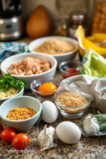 Crispy Low-Calorie Turkey Meatballs ingredients
