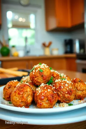 Crispy Low-Calorie Turkey Meatballs steps