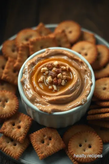 Crunchy Peanut Butter and Crackers Delight presentation