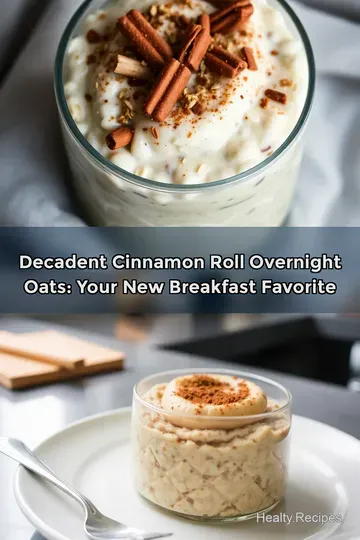 Decadent Cinnamon Roll Overnight Oats: Your New Breakfast Favorite