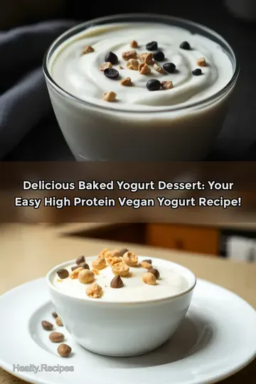 Delicious Baked Yogurt Dessert: Your Easy High Protein Vegan Yogurt Recipe!